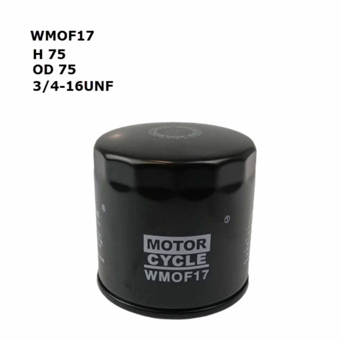 Wesfil Motorcycle Oil Filter WMOF17