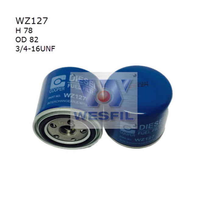 Wesfil Diesel Fuel Filter WZ127