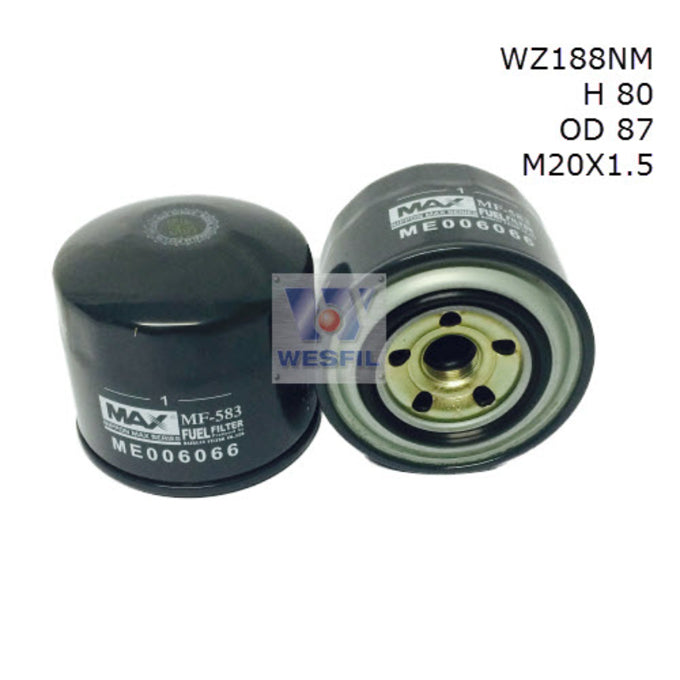 Wesfil Diesel Fuel Filter WZ188NM