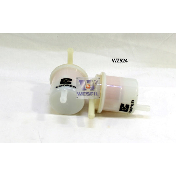 Wesfil Plastic In-line Fuel Filter WZ524