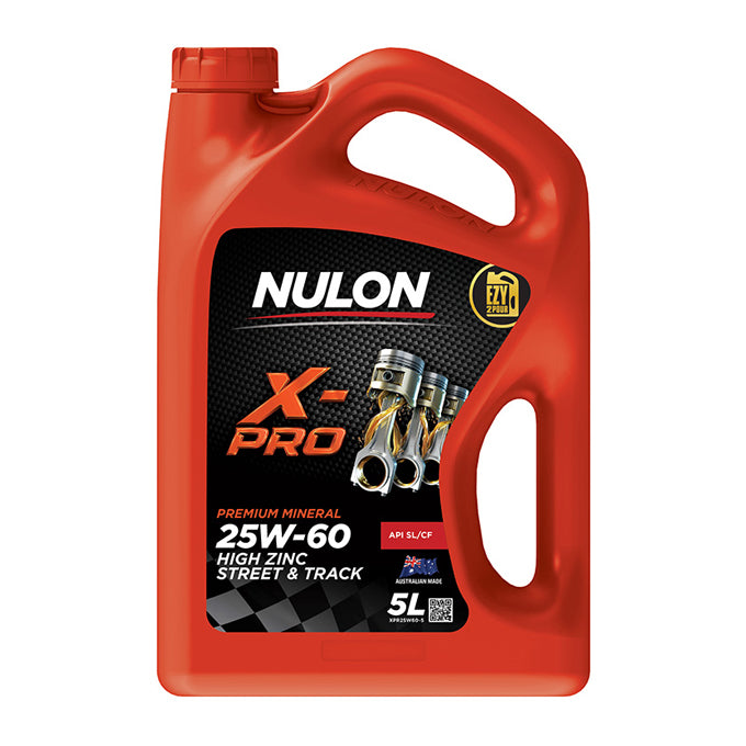 Nulon X-PRO High Zinc Street & Track 25W-60 5L - XPR25W60-5