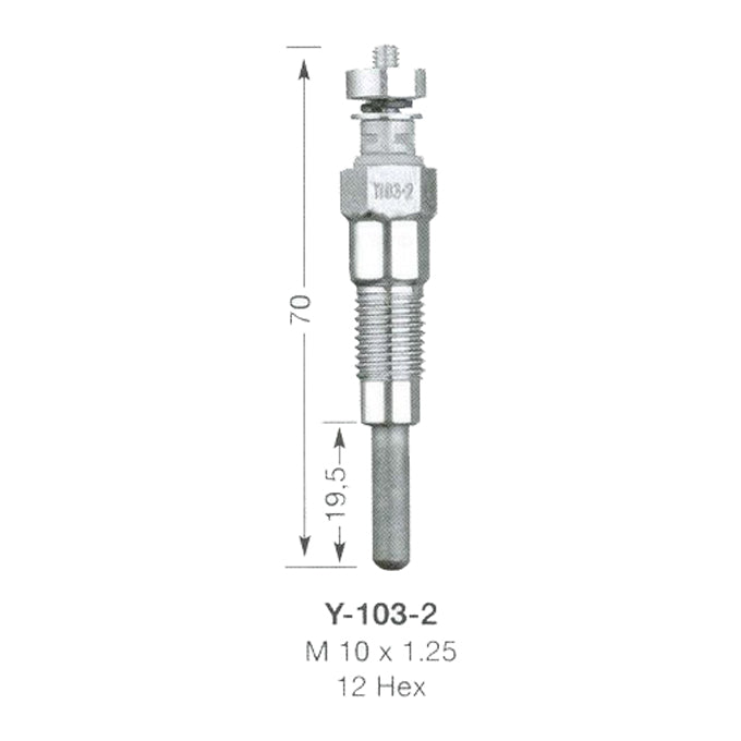 NGK Glow Plug Y-103-2