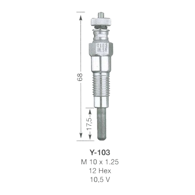 NGK Glow Plug Y-103