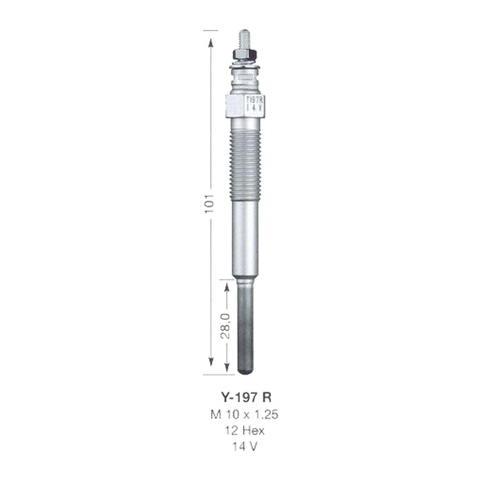 NGK Glow Plug Y-197R