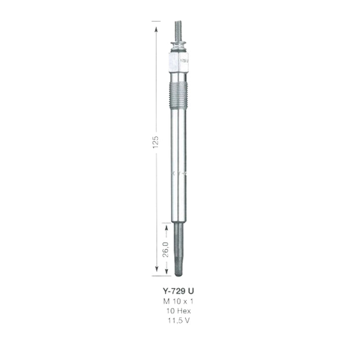 NGK Glow Plug Y-729U